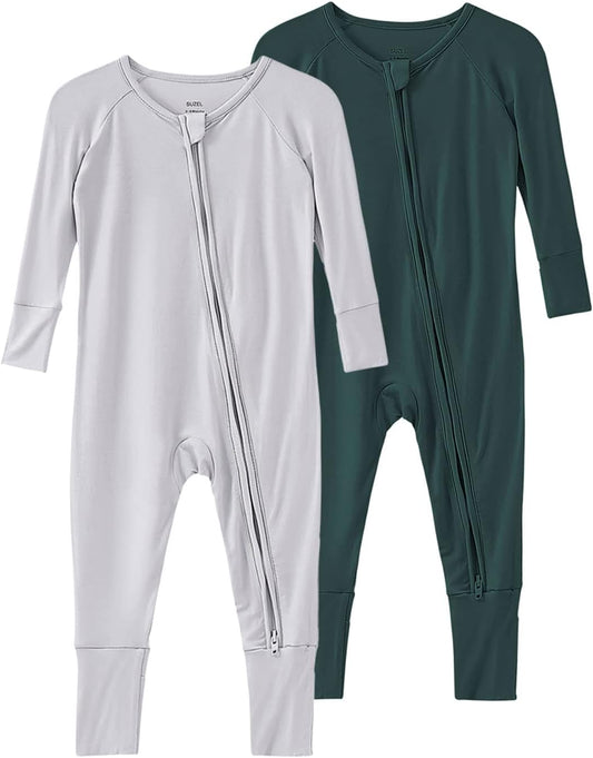 Baby Viscose from Bamboo Footless Pajamas Boys Girls Zippy Pjs Sleep 'N Play Romper - 0-24 Months