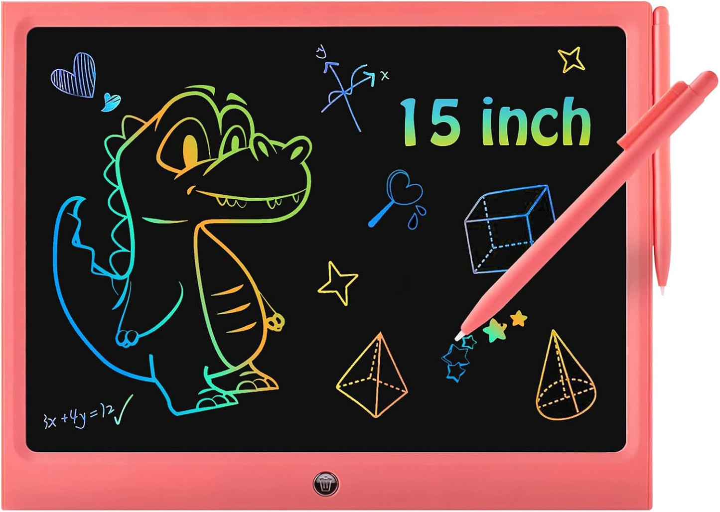 LCD Writing Tablet Kids Toys -15 Inch Toddler Toys Learning Drawing Pad Toys for 3 4 5 6 7 8 Years Boys Girls Birthday Christmas Easter Thanksgiving Gift Creative Doodle Board