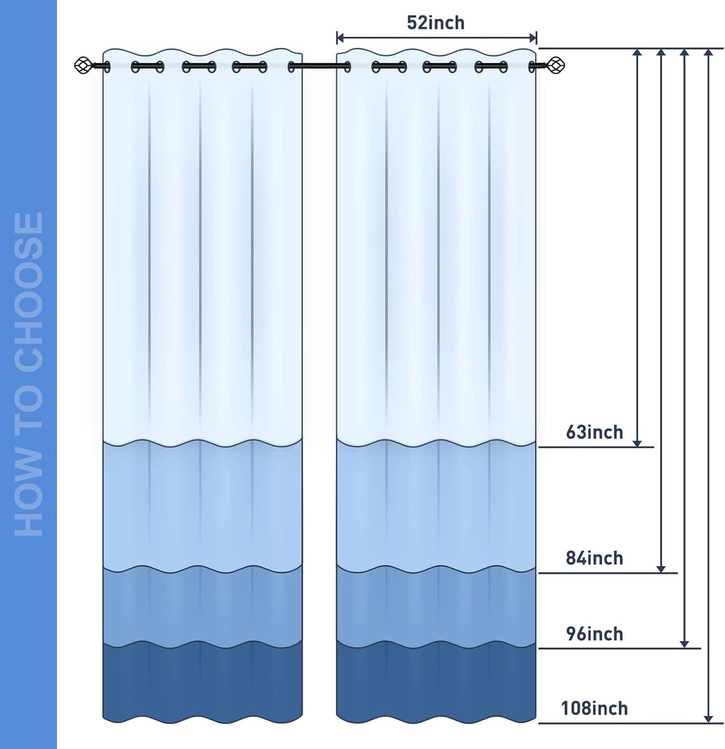 Jekeno Galaxy Blackout Curtains Kids Boys Girls Bedroom Outer Space Universe Nebula Starry Sky Colorful Stars Decor Decoration Grommet Window Drapes 2 Panel Set, 52"x84"