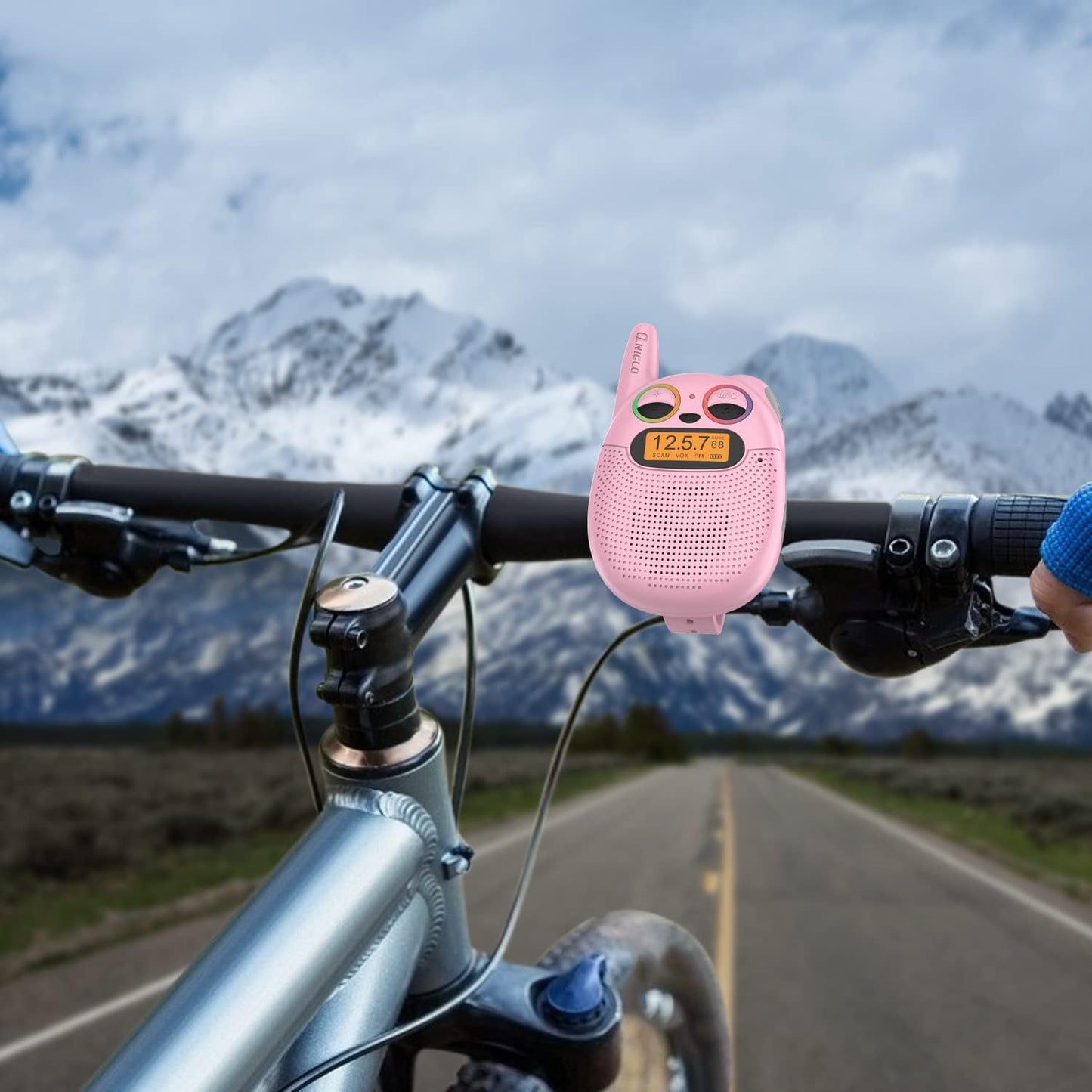 Walkie Talkies for Kids Rechargeable, Toys for 3+ Years Old Kids Walkie Talkies Rechargeable, Up to 2 Mile 2 Way Radio Birthday Toys for Girls And Boys, Pink