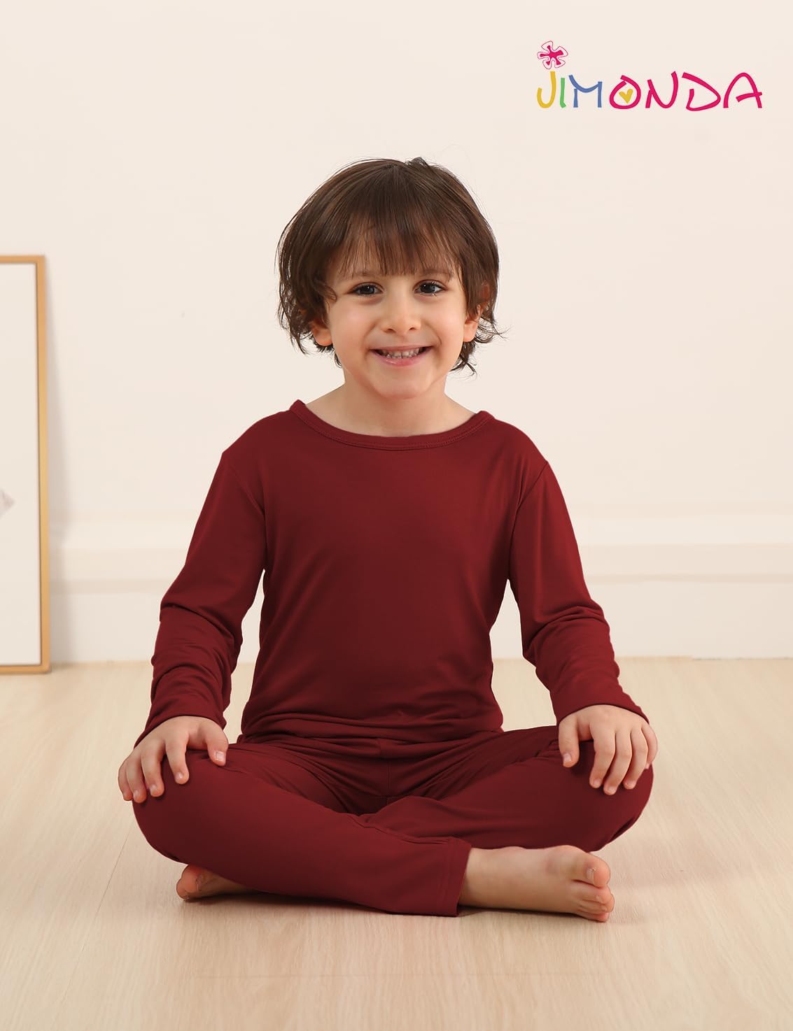 Jimonda Baby Boys Girls Pajama Sets Toddler Sleepwear Cool Jammies 2pcs Viscose from Bamboo PJs 18M-8Y