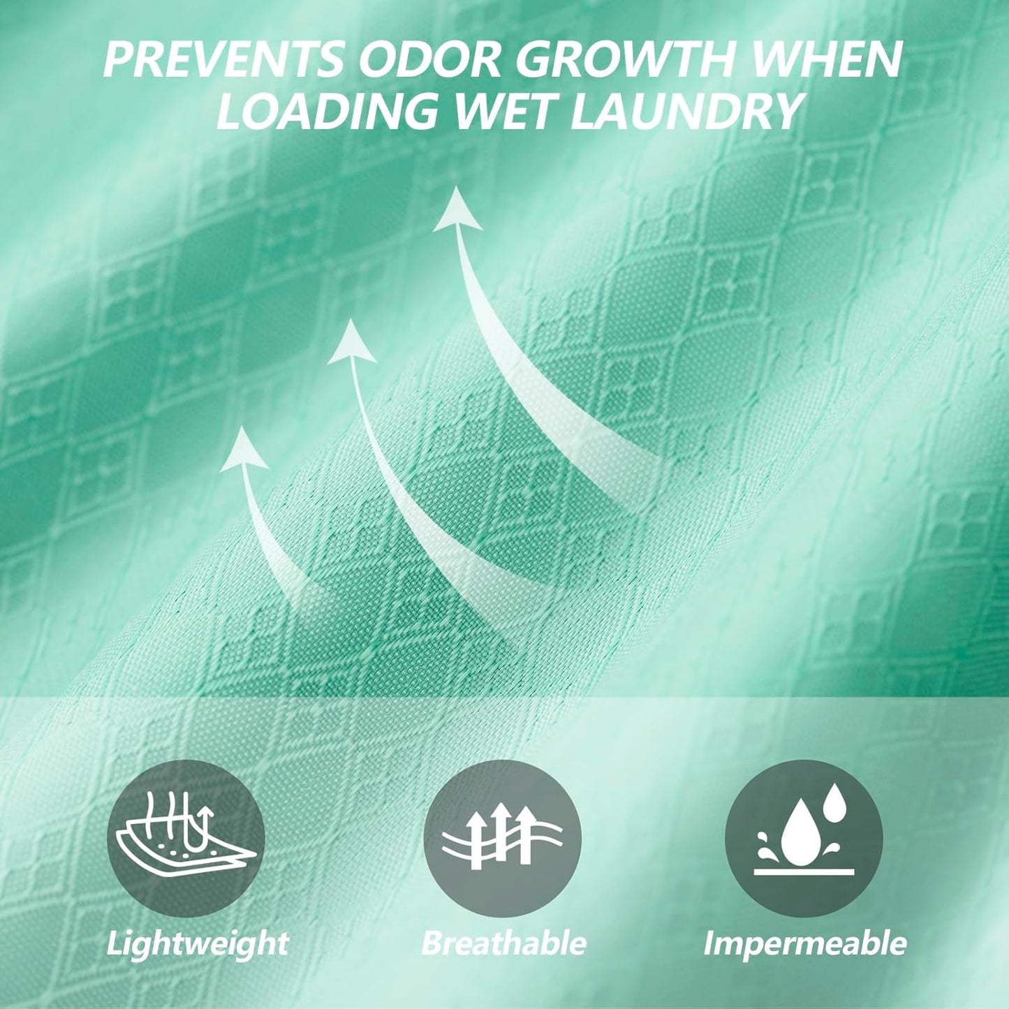 MissBoy Laundry Bag, Nylon Storage Bag for Dirty Clothes, Washable Laundry Bags with Zip for Travel Camping College Dorms, Lightweight Foldable Swimming Dry Wet Bag