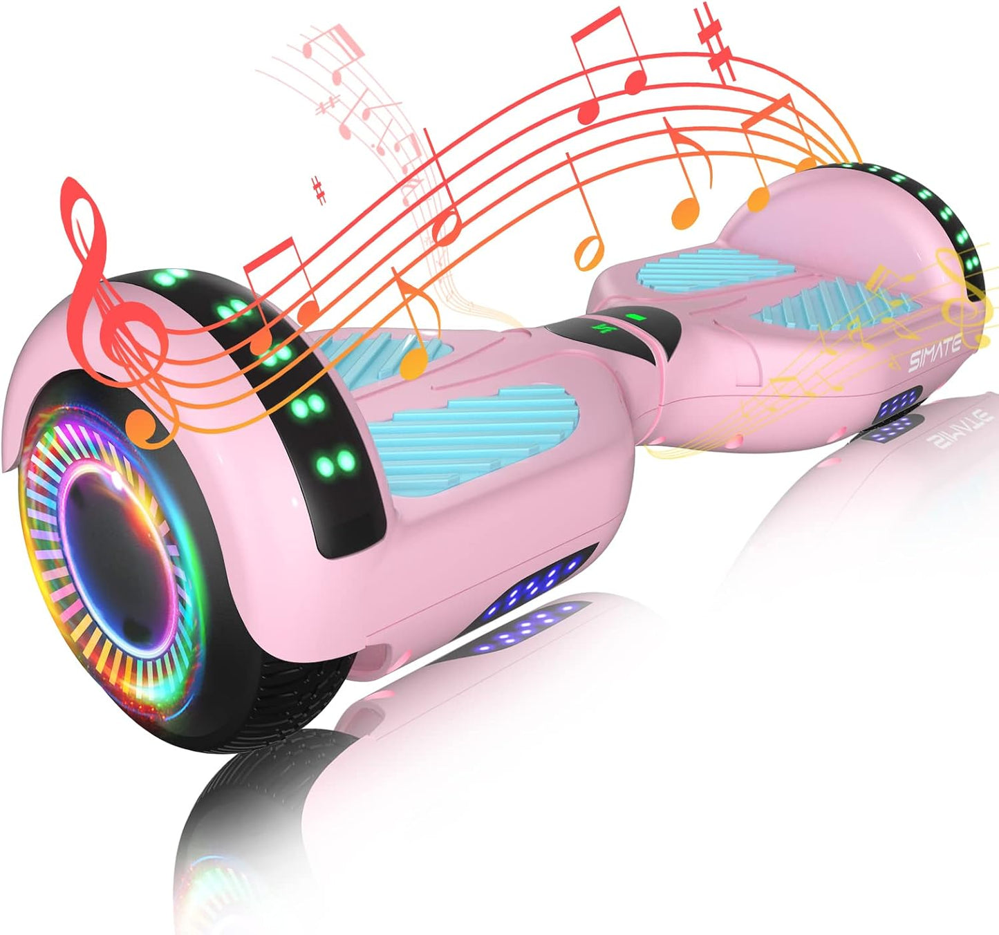 Scooter, Bluetooth & Corlorful LED Lights, Gifts for Kids & Adults & Girls & Boys, for All Ages