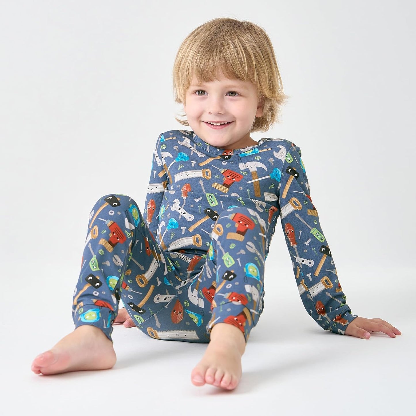 pureborn Baby Toddler Kids Viscose from Bamboo Pajamas Set Pjs 2pcs 18M-8Y