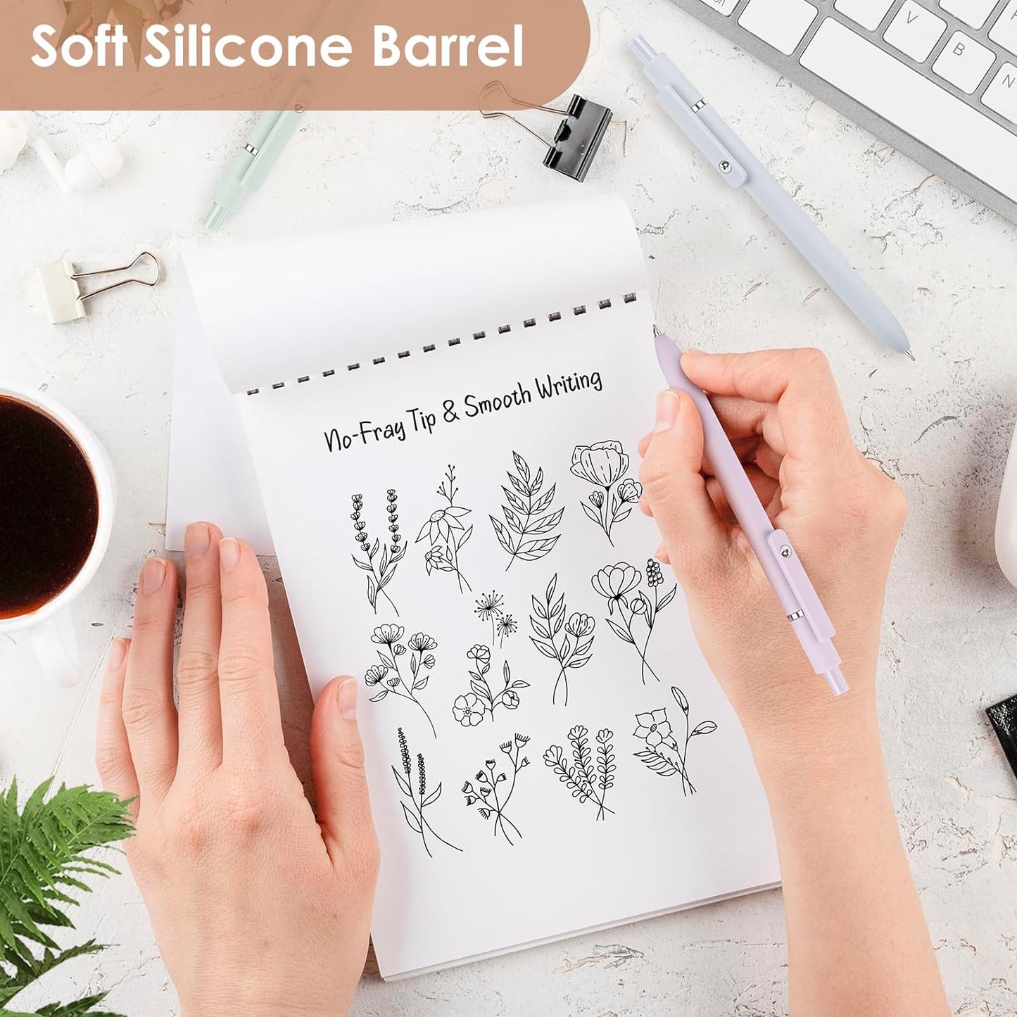 Easter Basket Stuffers for Women, Easter Gifts for Teens, Happy Birthday Gift Basket, Valentines Gifts for Mom, Teen Girl Gifts for 4-12 Year Old Girls(10 Pcs Morandi) Gel Pens, Preppy Essentials