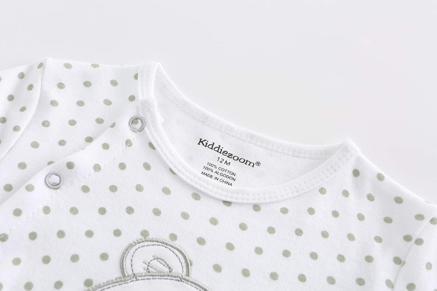 Kiddiezoom Baby and Toddler Boys'Snug Fit Footed One-Piece Romper Jumpsuit Cotton Cotton Footed Outfit