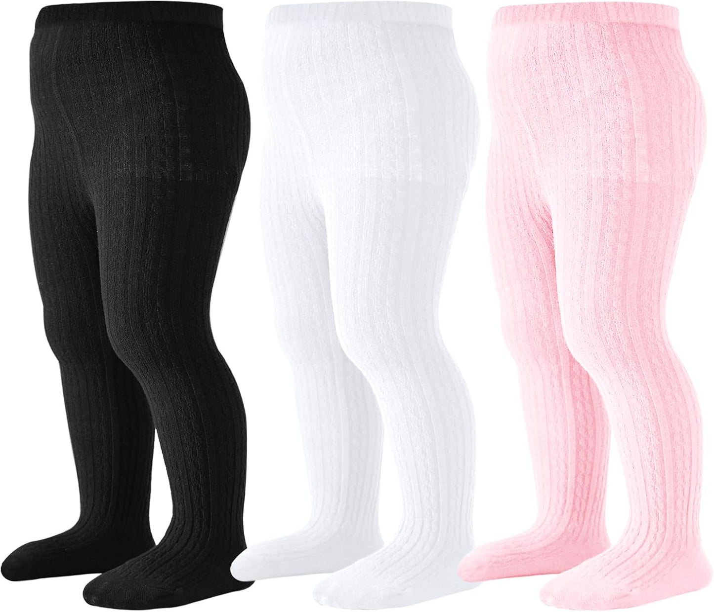 Mini angel Baby Tights Toddler Cable Knit Tights Cotton Warm Leggings Pantyhose Soft Stockings