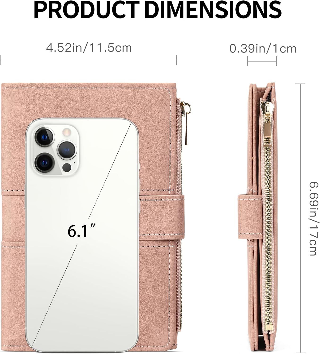 Passport Holder for Travel Rfid Passport Wallet for Women Men with Zipper Pocket Pen Sim Card Holders Slim Travel Accessories