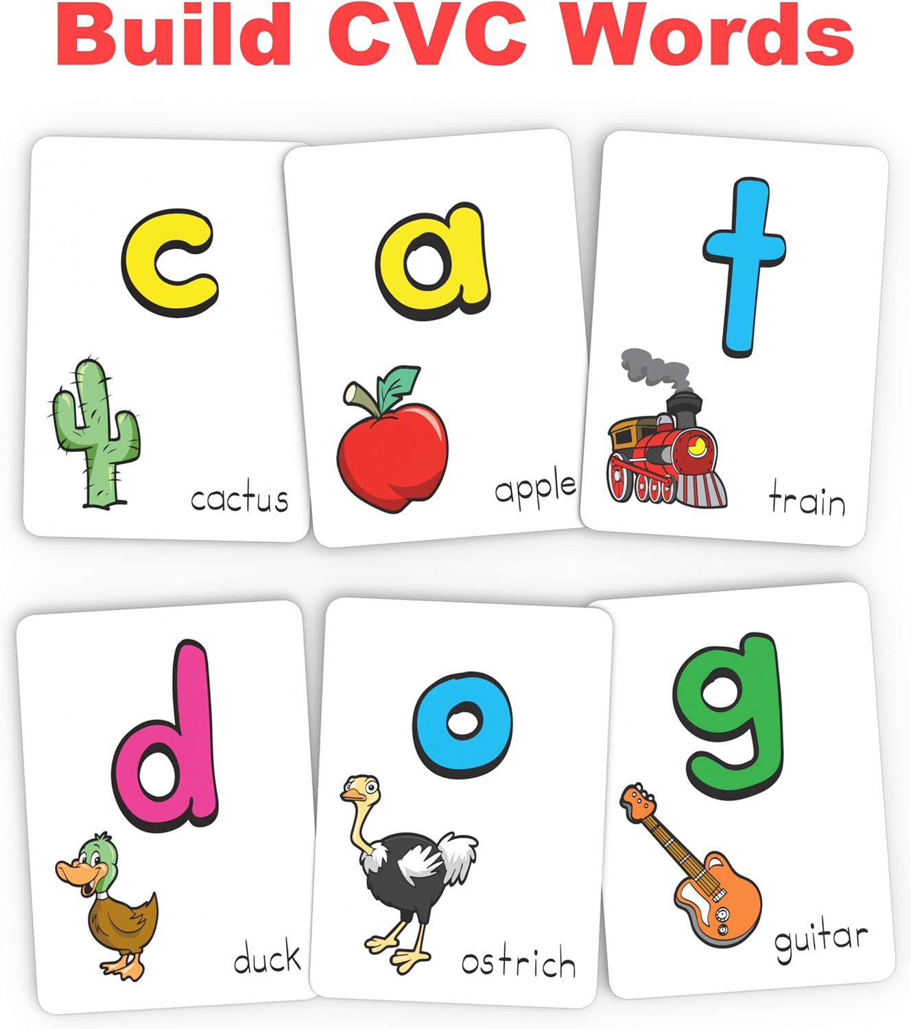 Alphabet Slap Jack® | Play 4 Alphabet Games Including Alphabet Go Fish, Slapjack, ABC Letter Matching or Flash Cards | Learn Upper & Lowercase Letters and Sounds | Build CVC Words | PreK to 1st Grade
