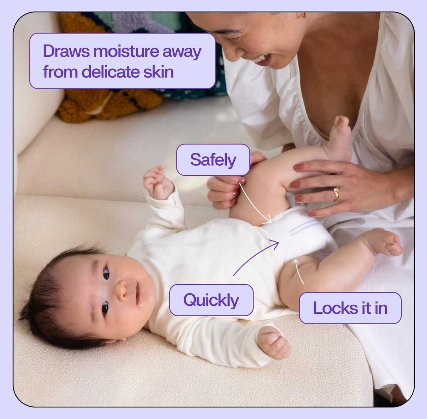 Freestyle Diapers – (Size 2) Hyper Absorbent & Non-Toxic – Disposable Diapers for Sensitive Skin – Ultra Soft Diapers (12-18 lbs) – 192 Count