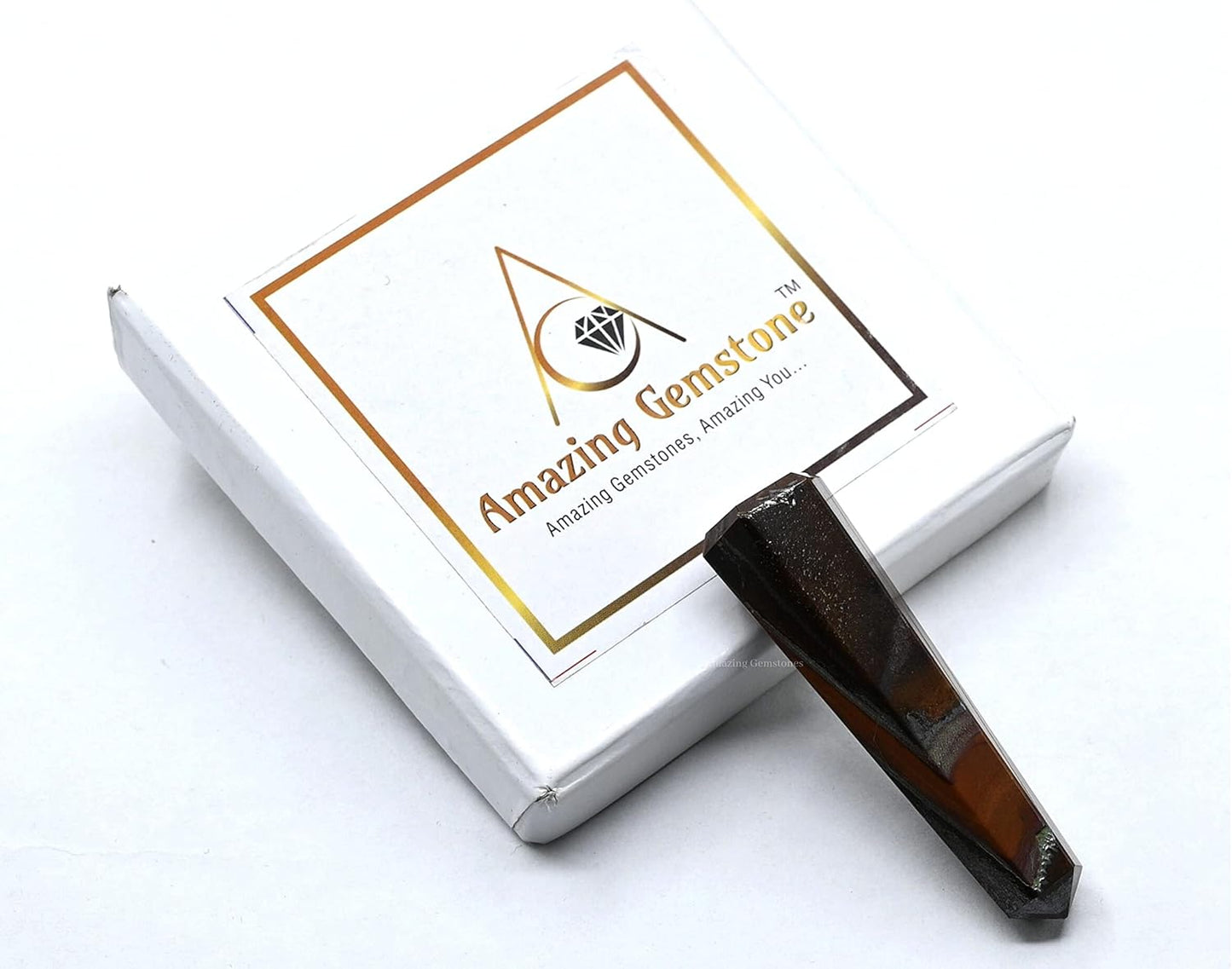 Amazing Gemstone Red Tiger Eye Crystal Towers - Natural Healing Crystal Point Obelisk for Reiki Healing and Crystal Grid (3 Inch)