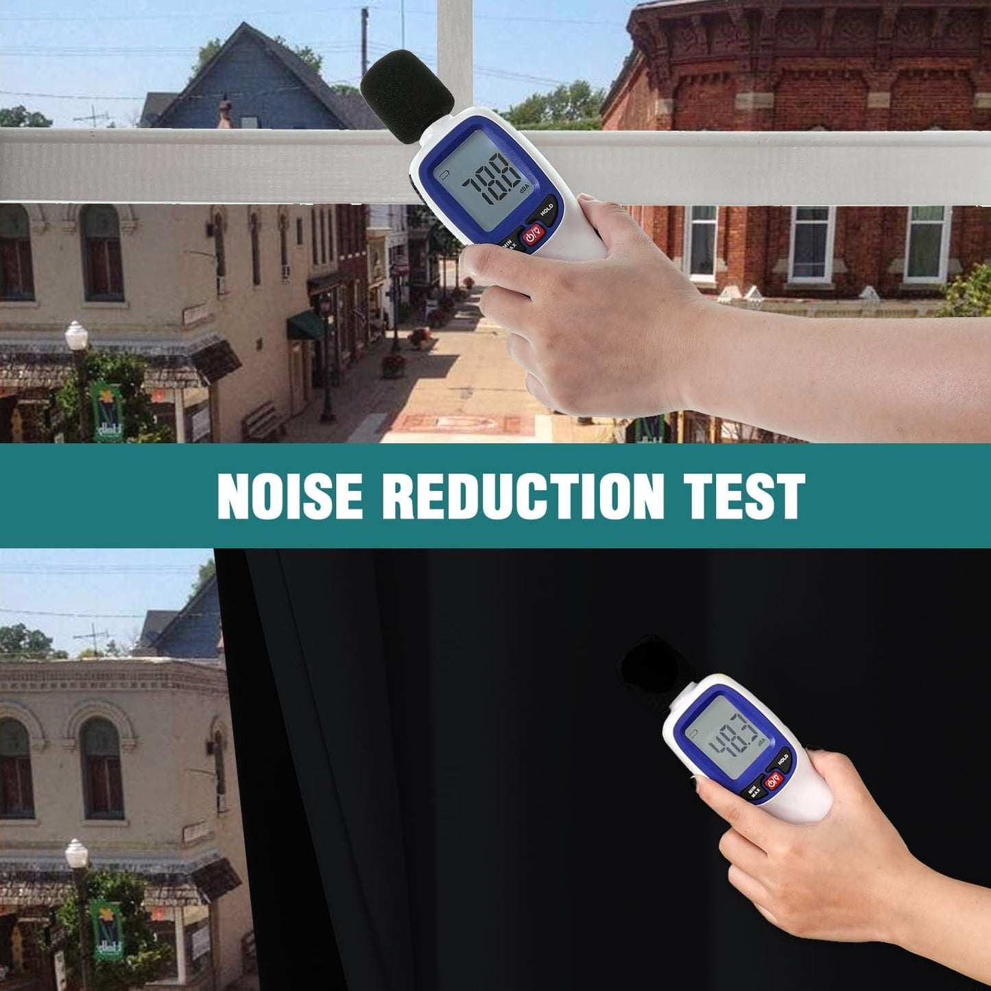 ChrisDowa 100% Blackout Curtains 102 inch Long for Bedroom with Black Liner, 2 Thick Layers Total Blackout Thermal Insulated Grommet Window Curtains 2 Panels Set (Black, 52 x 102 Inch)