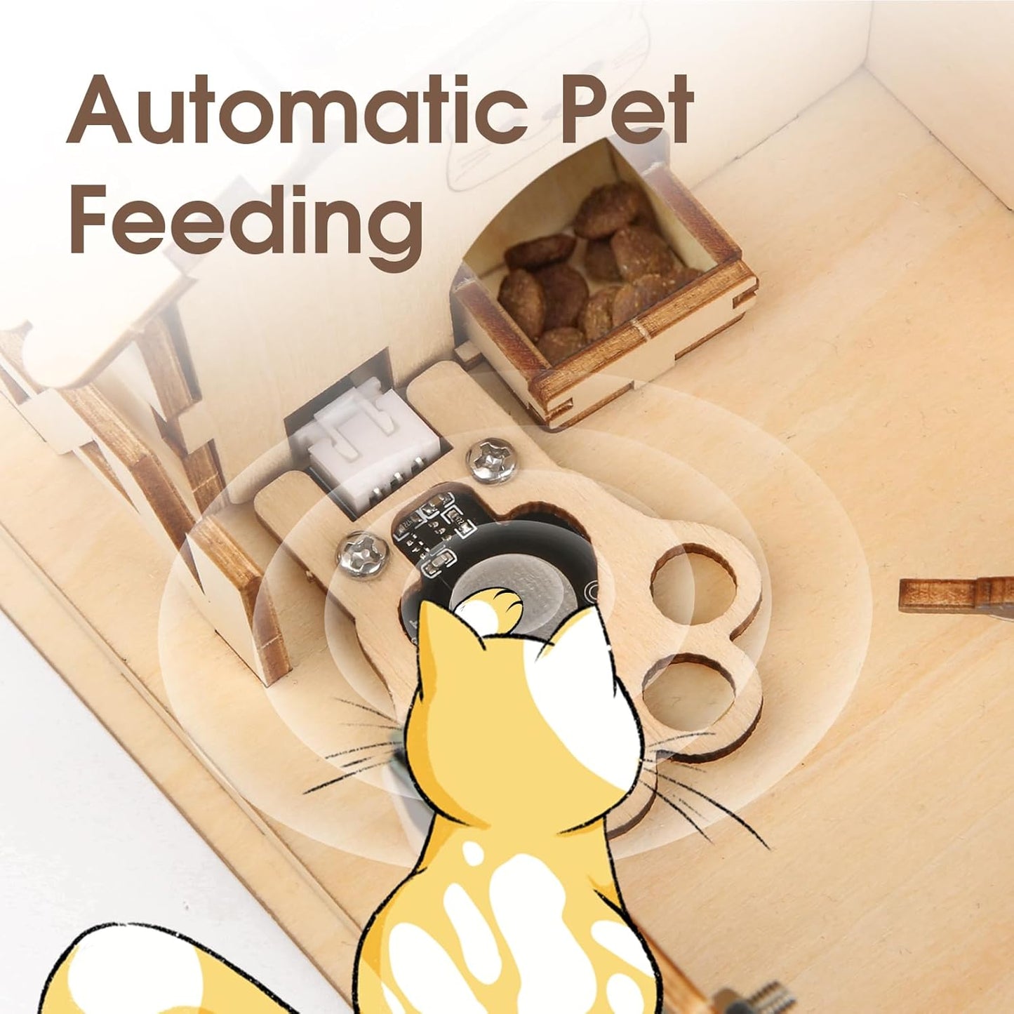 STEM Kit for Kids Age 12+,ACEBOTT ESP32 Smart Farm STEM Kits Compatible with Arduino & Scratch,Automatic Watering & Pet Feeder,DIY Coding Project Gift for Teens & Adults(NO Anti-Reverse)