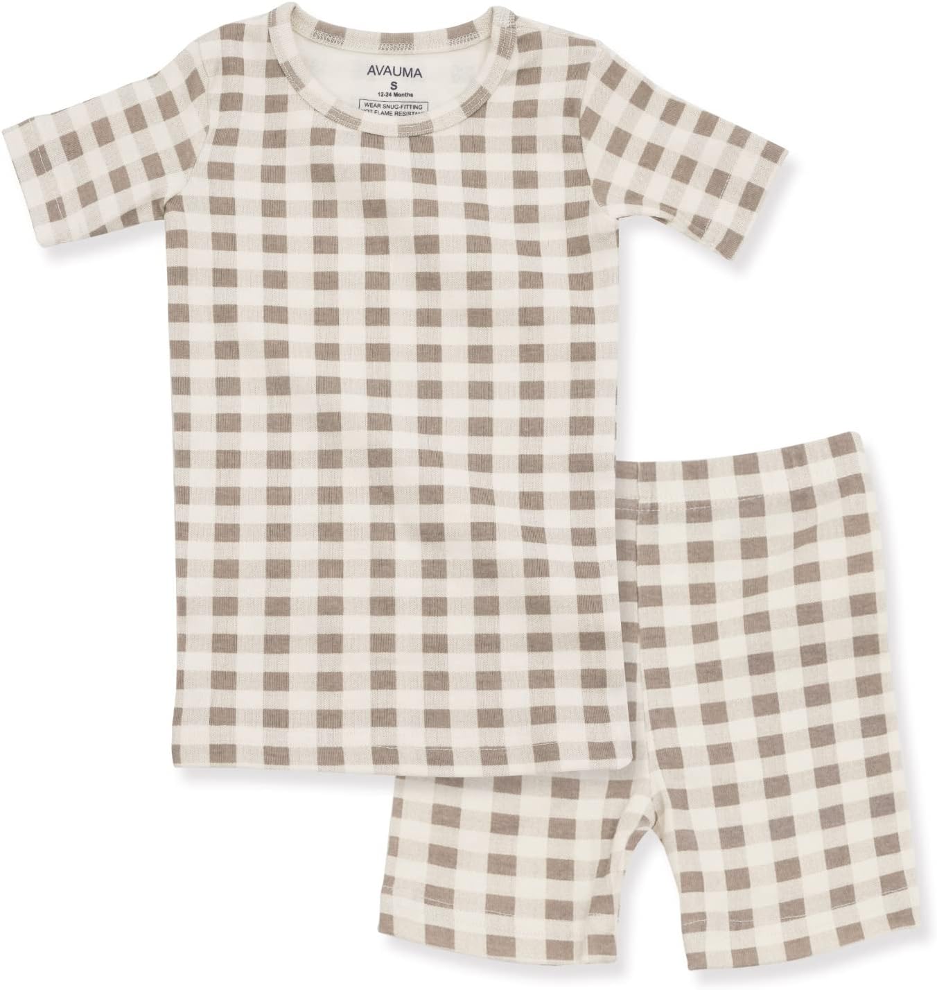 AVAUMA Baby Boys Girls Pajama Set 6M-7T Kids Cute Toddler Snug fit Pattern Design Pjs Cotton Sleepwear