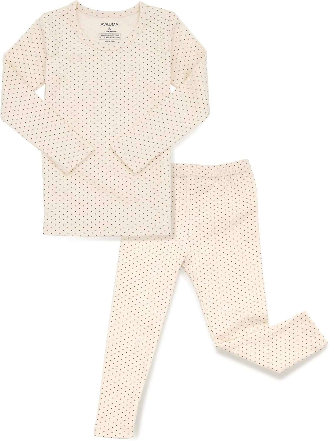 AVAUMA Baby Boys Girls Pajama Set 6M-7T Kids Cute Toddler Snug fit Pattern Design Pjs Cotton Sleepwear