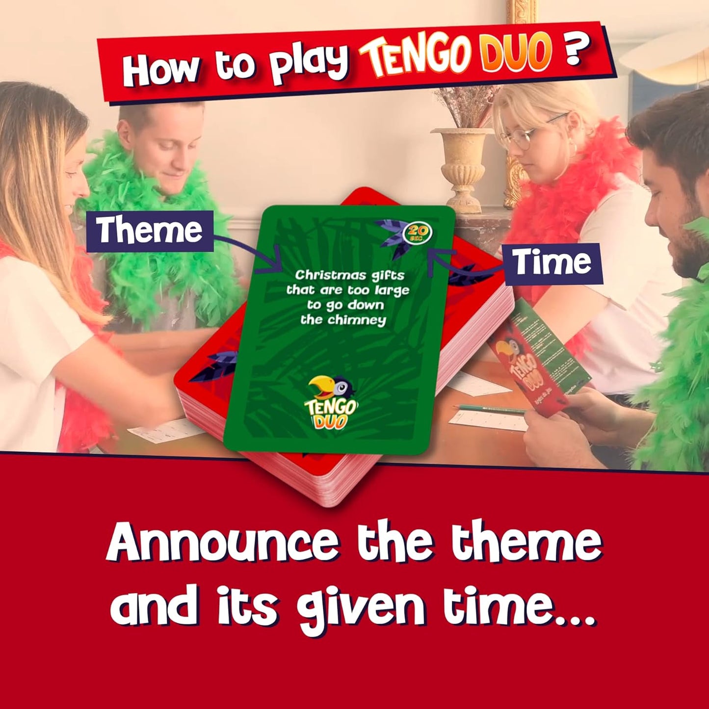 SAVANA Tengo Duo - Great Minds Only Matching Party Game | 3+ Players | Family Game for Kids and Adults