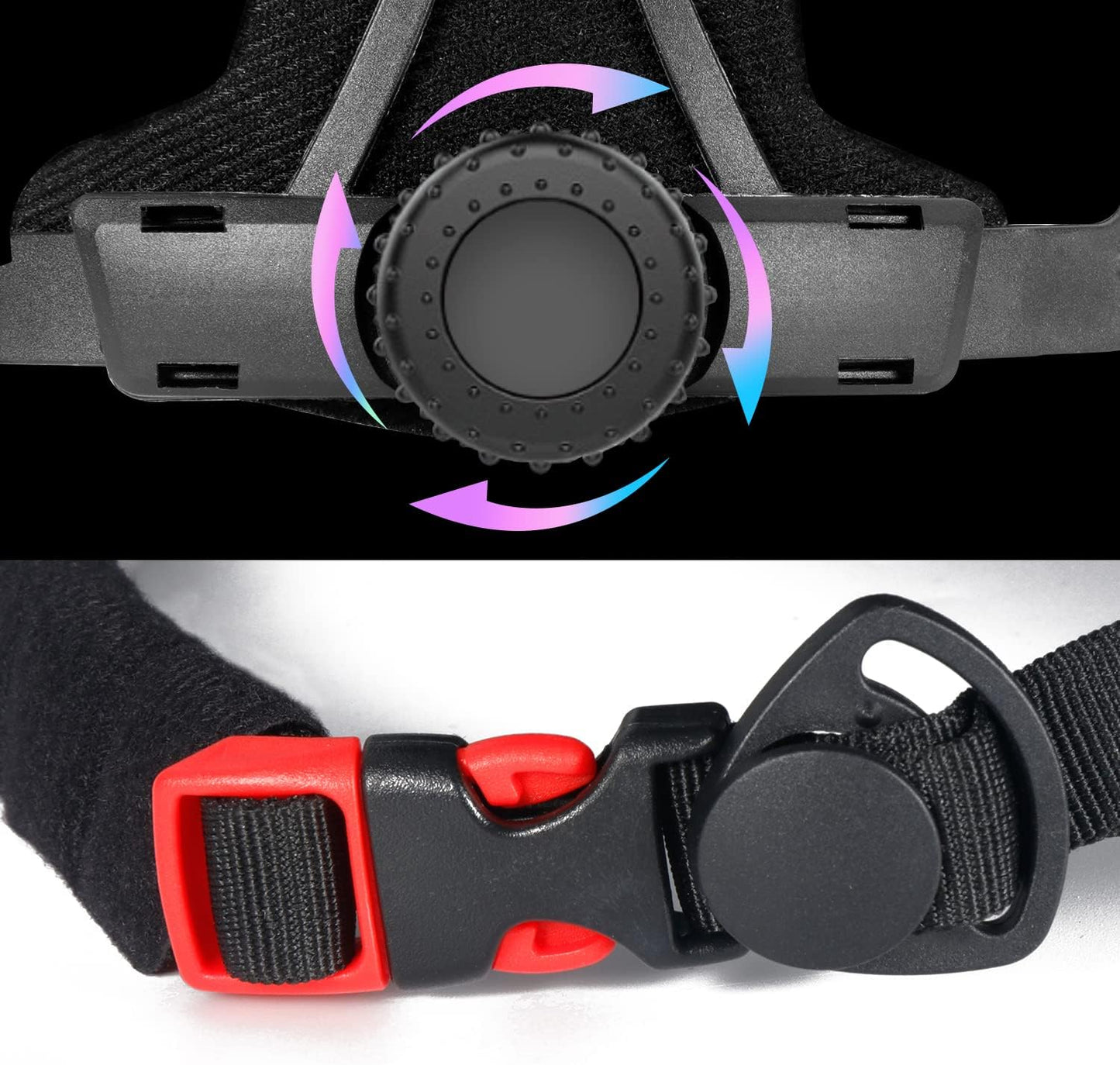 Adjustable Color Gradient Skateboard Helmet for 3-5-8-14+Ages【Toddler Kids Youth Adult】 Girls Boys Woman.Bike Helmet for Multi-Sports Cycling Bicycle Scooter Inline Roller Skate Rollerblading