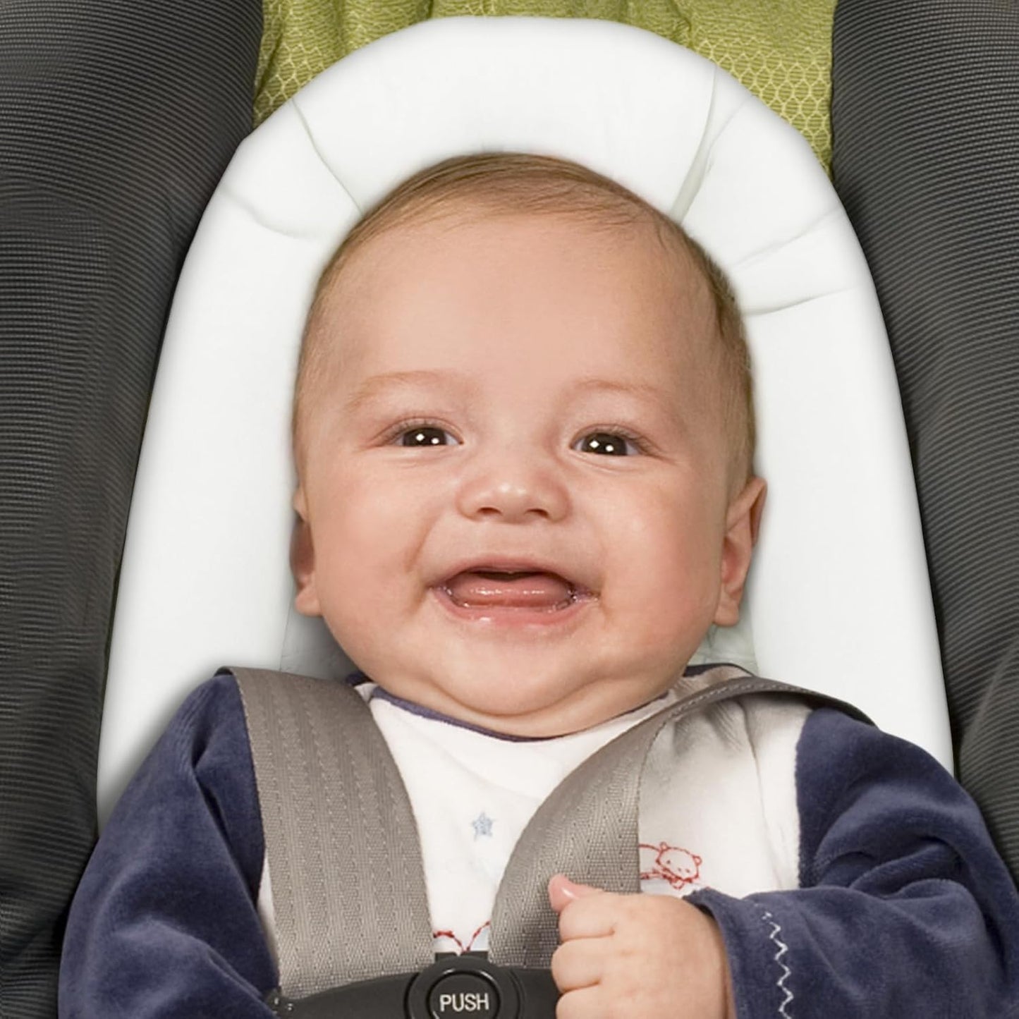 Pro Goleem Infant Car Seat Insert, Babybody Support for Toddler, Soft Minky Preemie Car Seat Insert, 2-in-1 Reversible, Perfect for Carseats, Strollers, Swings, Pink and White