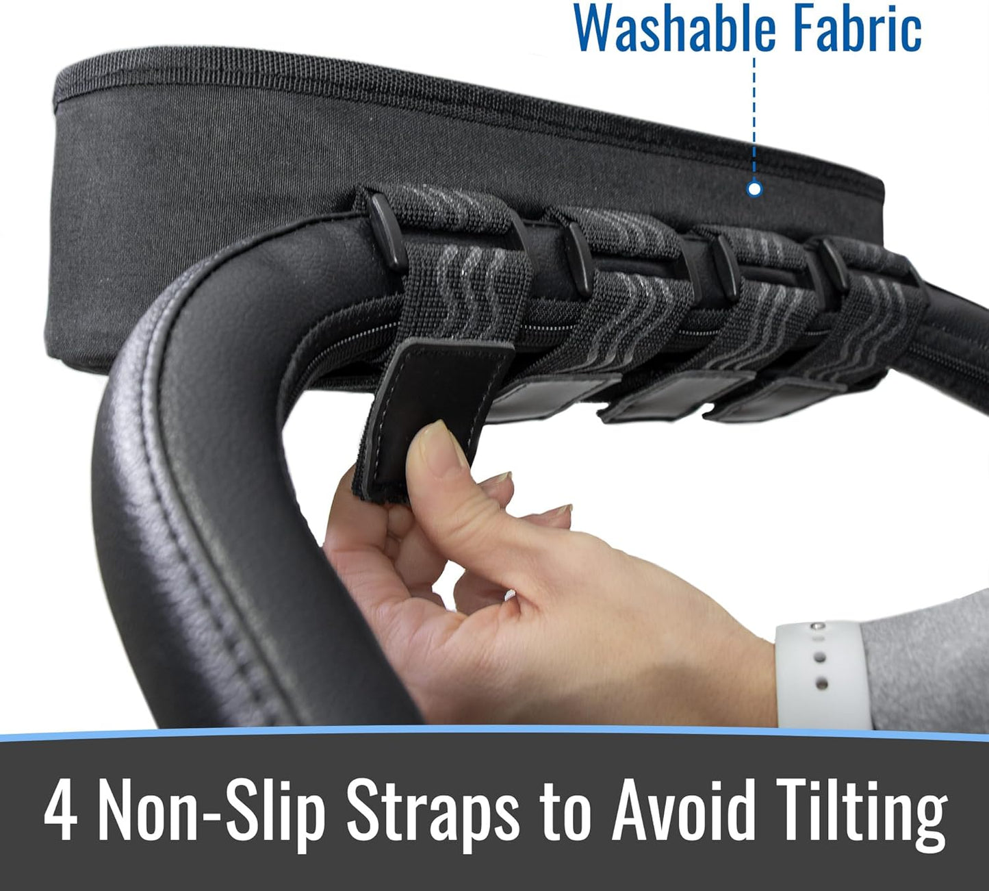 Habitat Universal Stroller Snack Tray with Insulated Cup Holder - Divided Compartment with Secure Non-Slip Straps | Stroller Snack Tray Attachment Fits Most Strollers