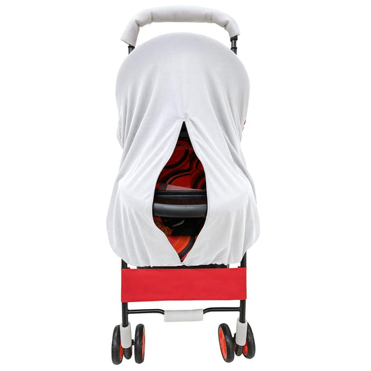 Sun Shade for Strollers, UV Sun and Sleep Shade Universal Fit for Baby Strollers, Blackout Stroller Cover, Breathable and Stops 99% of The Sun's Rays (UPF50+)