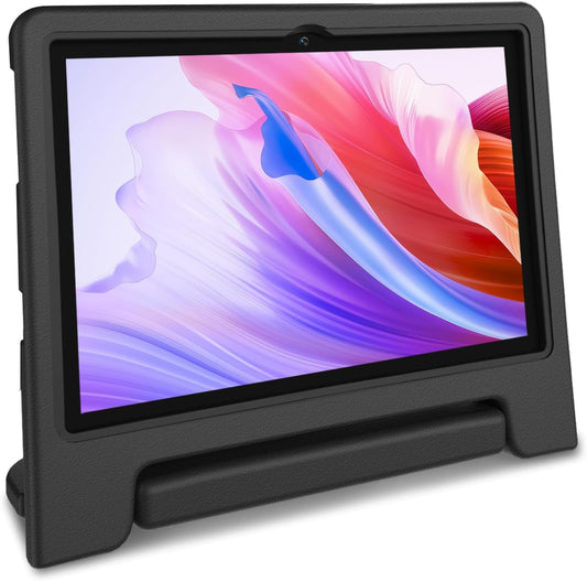 Kids Tablet, 10.1 inch IPS HD Touchscreen Android 14 64 GB Storage, 8GB RAM, Octa Core Tablet for Kid with Kid-Proof Case, Parental Controls, 12-hr Battery, WiFi, GPS – Black