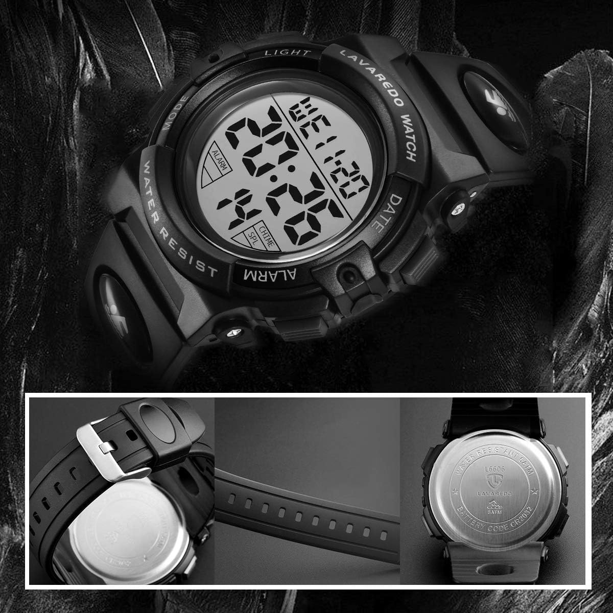 Kids Watch,Boys Watch for 3-15 Year Old Boys,Digital Sport Outdoor Multifunctional Chronograph LED 50 M Waterproof Alarm Calendar Analog Watch for Children with Silicone Band,Kids Gift