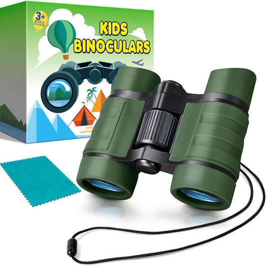 Kids Binoculars for Ages 3-12, Outdoor Exploration Toys - Perfect for Bird Watching, Camping, and Outdoor Activities
