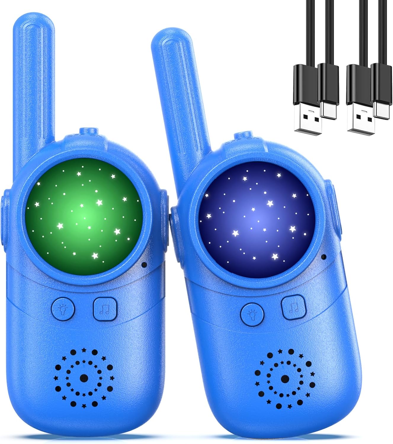 Walkie Talkies for Kids Rechargeable, 3 4 5 Year Old Boy Girl Gifts, 2 Pack Birthday Gifts for 3 4 5 6 7 8 Year Old Boys, Toddler Toys for Indoor Outdoor Games