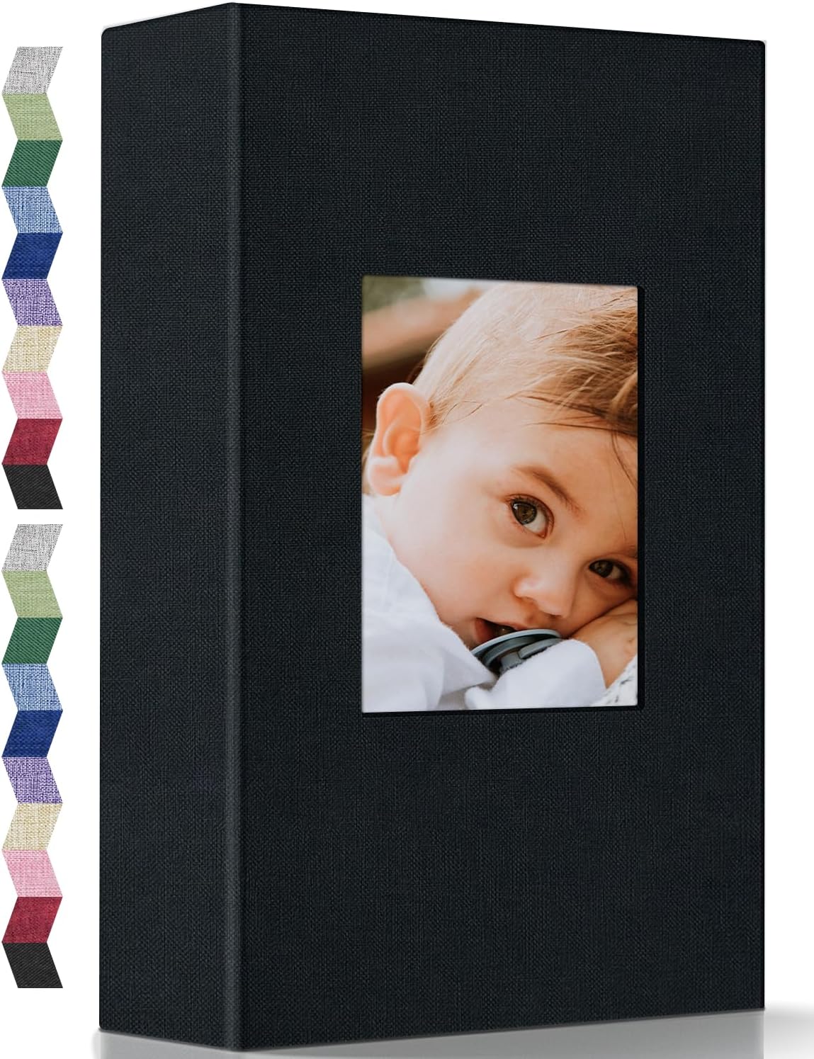 popotop Photo Album 4x6-420 Photos Photo Books with 420 Horizontall Pockets,Linen Cover Albums for Family Wedding Anniversary Baby Vacation Pictures