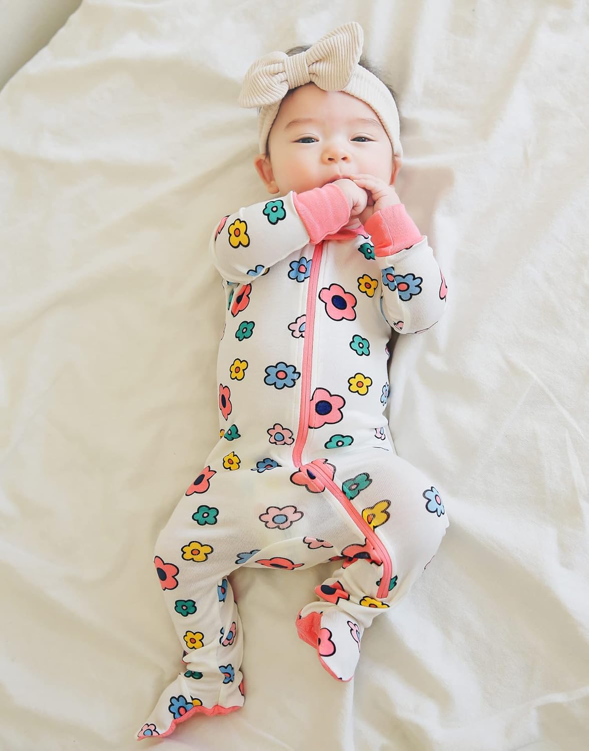 VAENAIT BABY Infant Toddler Boys Girls Footed Pajamas One-PIece Romper Sleep and Play 0M-2T