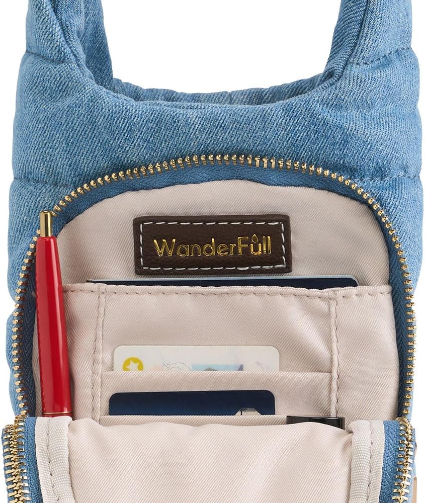 WanderFull® Original HydroBag® Collection, Water Bottle Holder w/Strap & Phone Pocket, Hands-Free Crossbody Water Bottle Bag