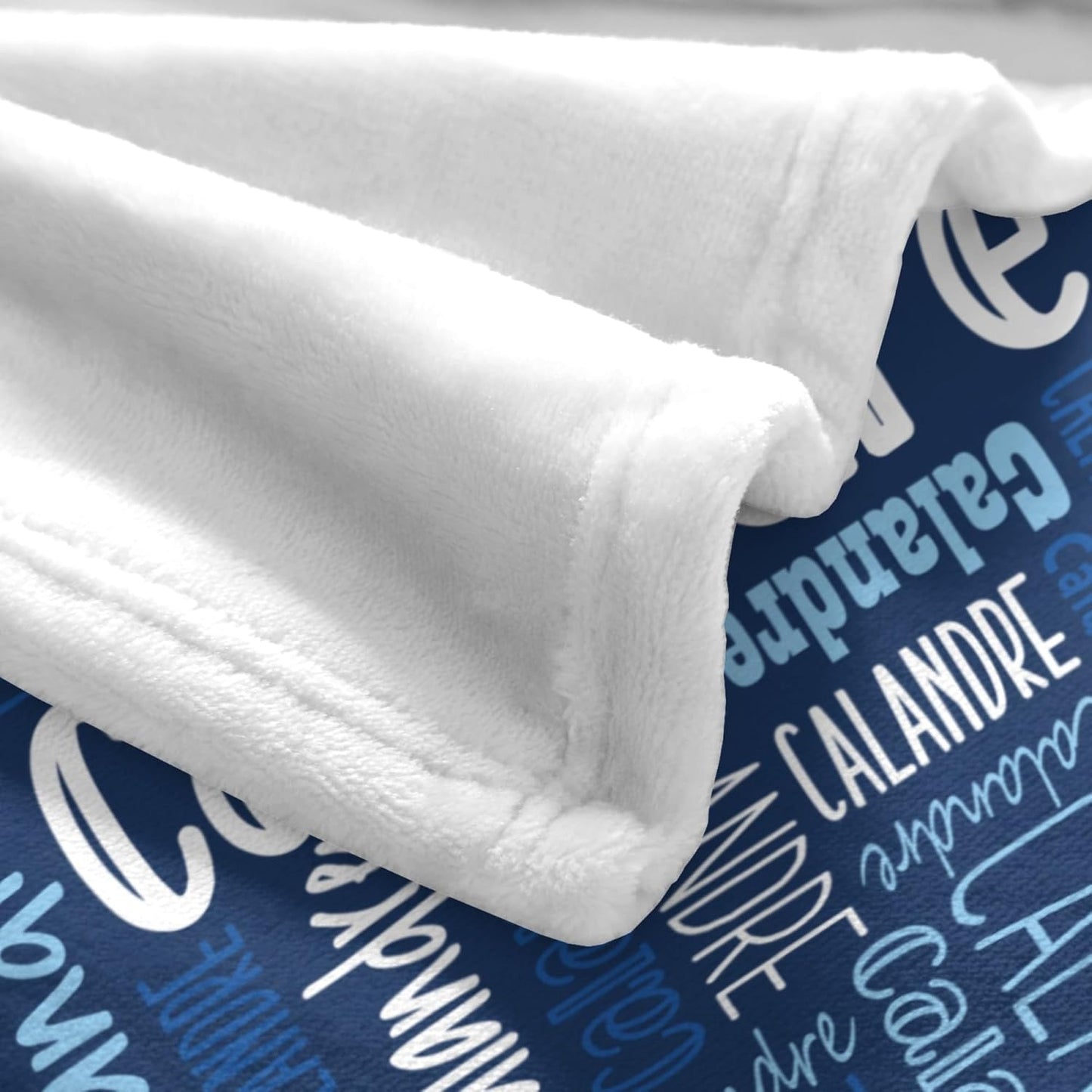 Custom Baby Blanket Throw Personalized Name Blankets Customized Blanket with Name Text for Adult Kid