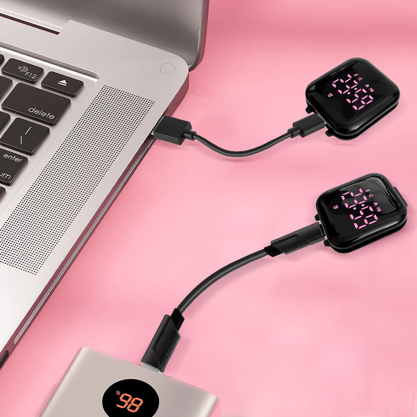 Kids Watches for Girls Boys Digital Sport Watch with Step Counter Pedometer Vibration Alarm Clock, No App Waterproof Fitness Tracker Kids Watch Boys Girls Teens Students Ages 5-16