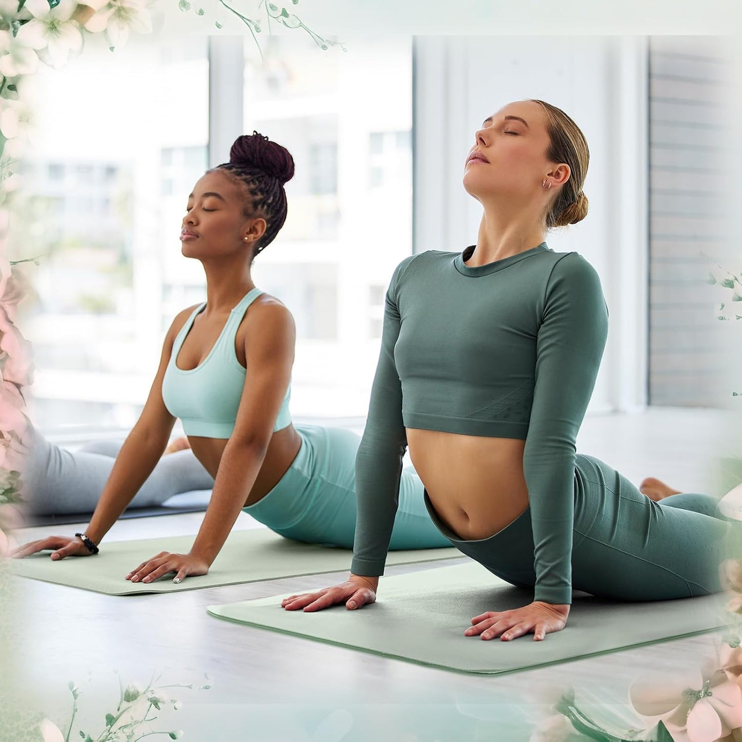 Timgle 6 Pack Yoga Mats Bulk Non Slip Exercise Yoga Mat Thick Anti Slip Tear Resistant Sports Gym for Fitness Stretching Home Workout and Studio