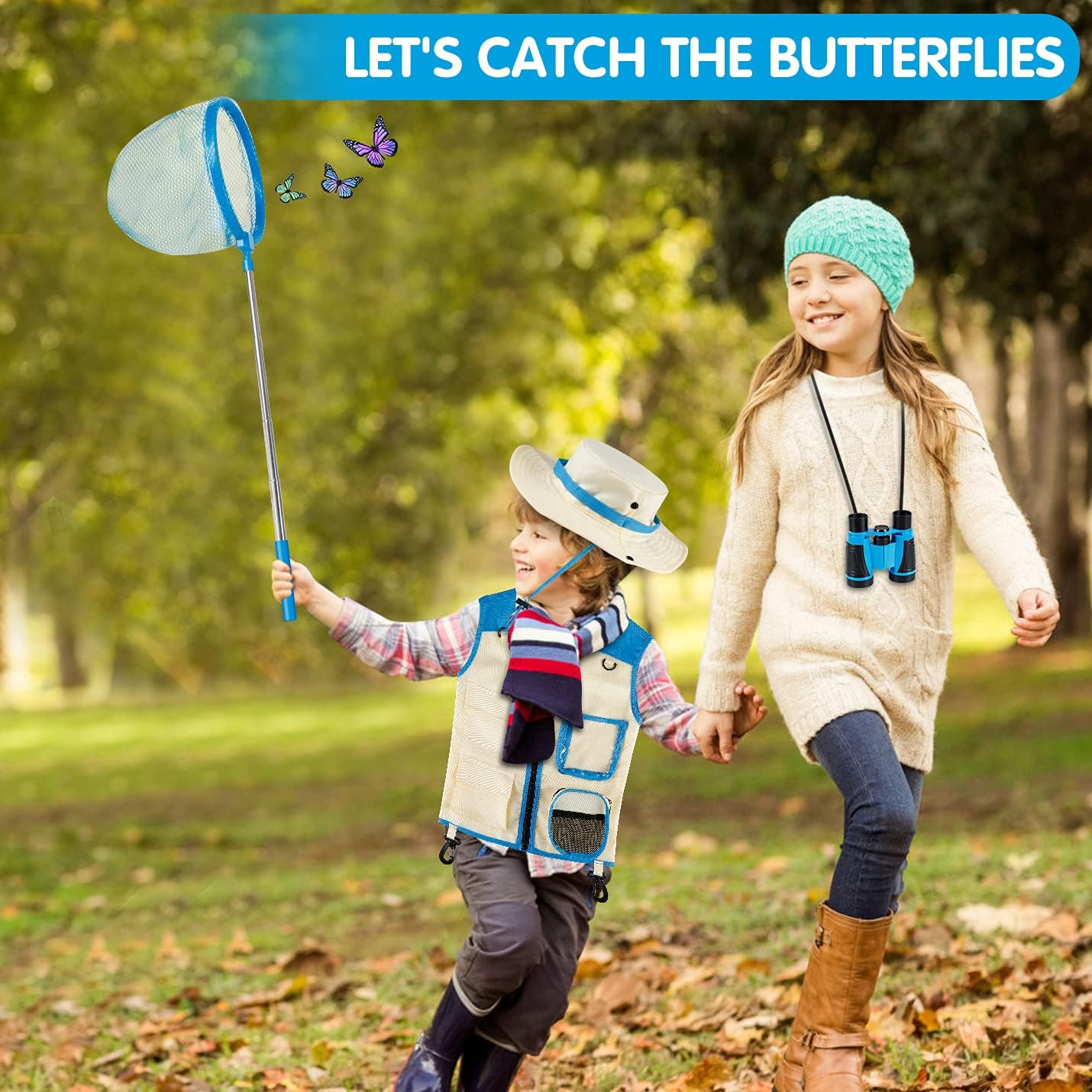 INNOCHEER Bug Catcher for Kids, Kids Explorer Kit, Kids Outdoor Toys for Toddlers 3-5, Outdoor Toys for Kids Ages 4-8, Gifts Toys for 3 4 5 6 7 8+ Year Old Boys, Outside Toys for Kids Ages 4-8 8-12