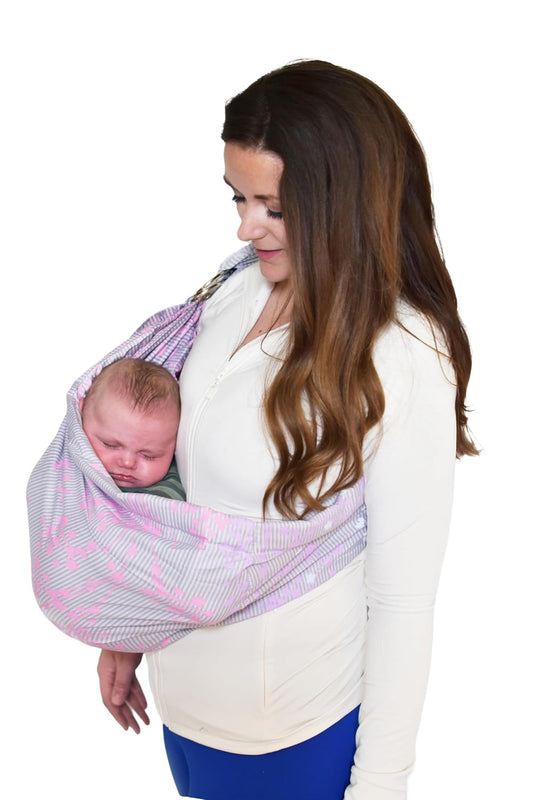 Lite-on-Shoulder Ring/Pouch Baby Sling Fish Tail