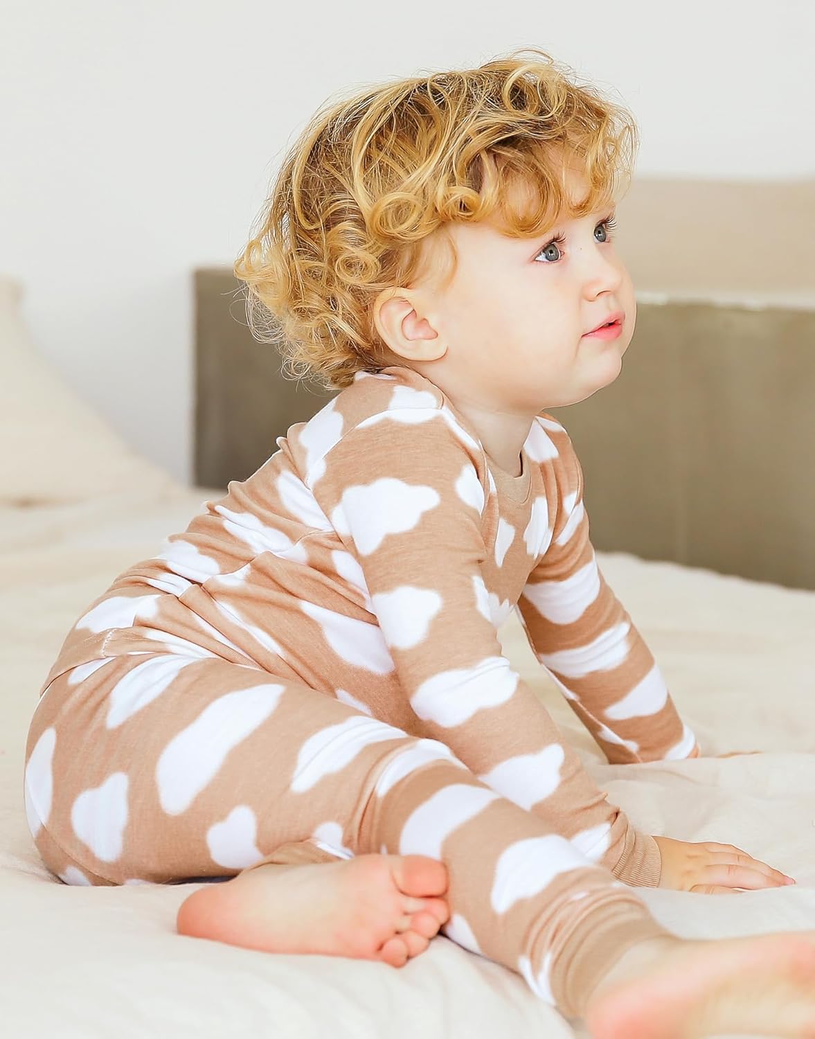 VAENAIT BABY 6M-12Y Kids Unisex Girls & Boys Soft Comfy Modal Tencel Sleepwear Pajamas 2pcs or 4pcs Set