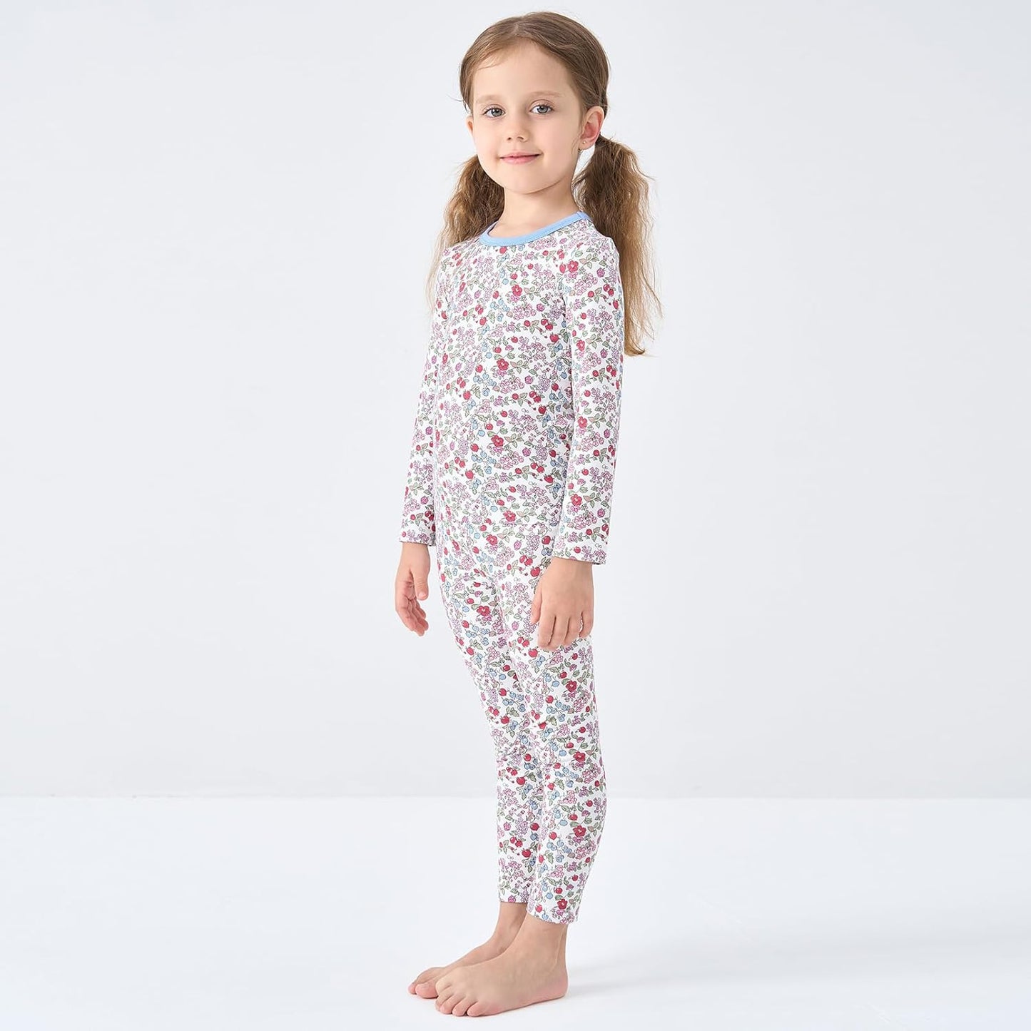 pureborn Baby Toddler Kids Viscose from Bamboo Pajamas Set Pjs 2pcs 18M-8Y