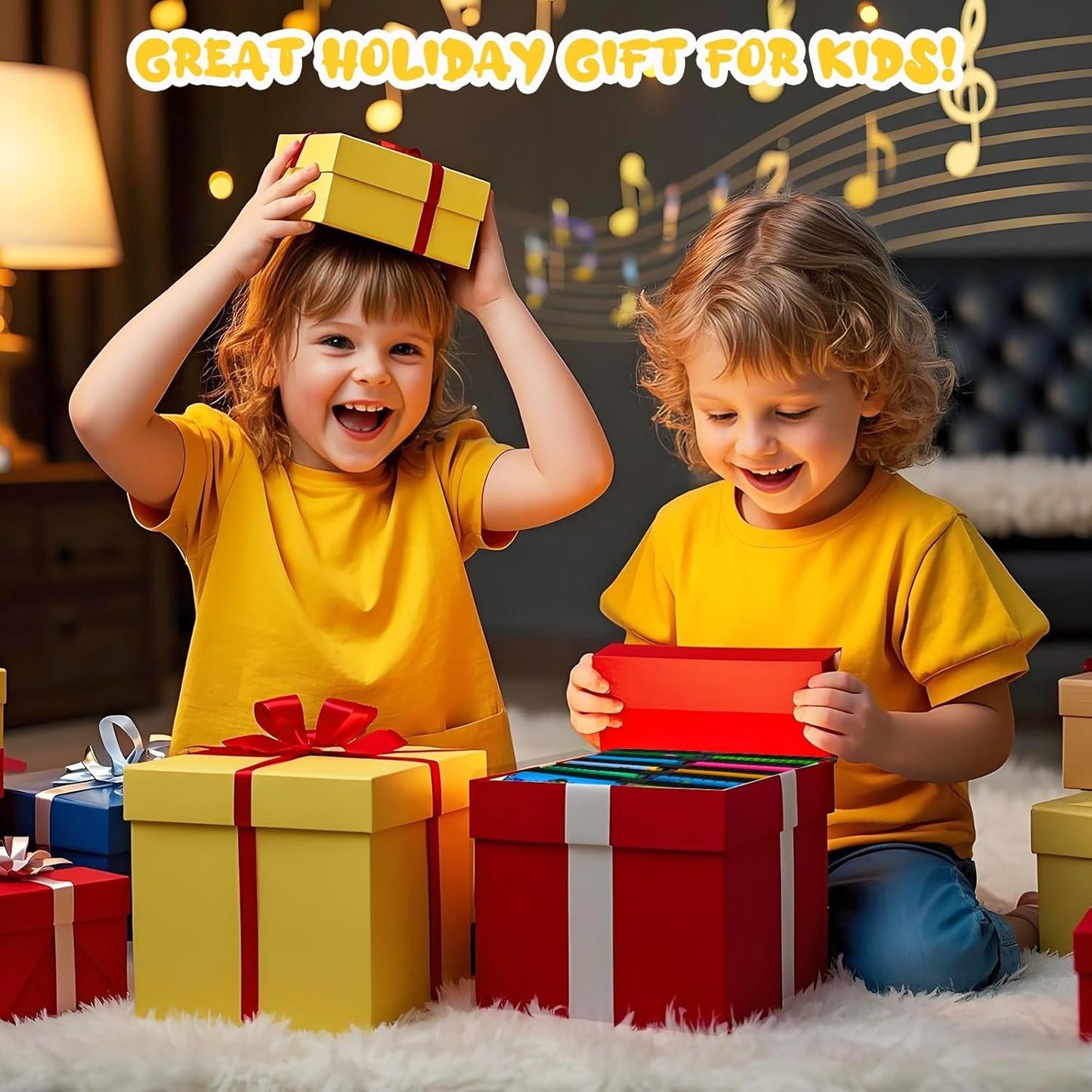 UPINS 10Pcs Harmonica,16 Holes Cartoon Harmonica Musical Instrument,Beginners for Musical Party for Music Class(10 Styles)