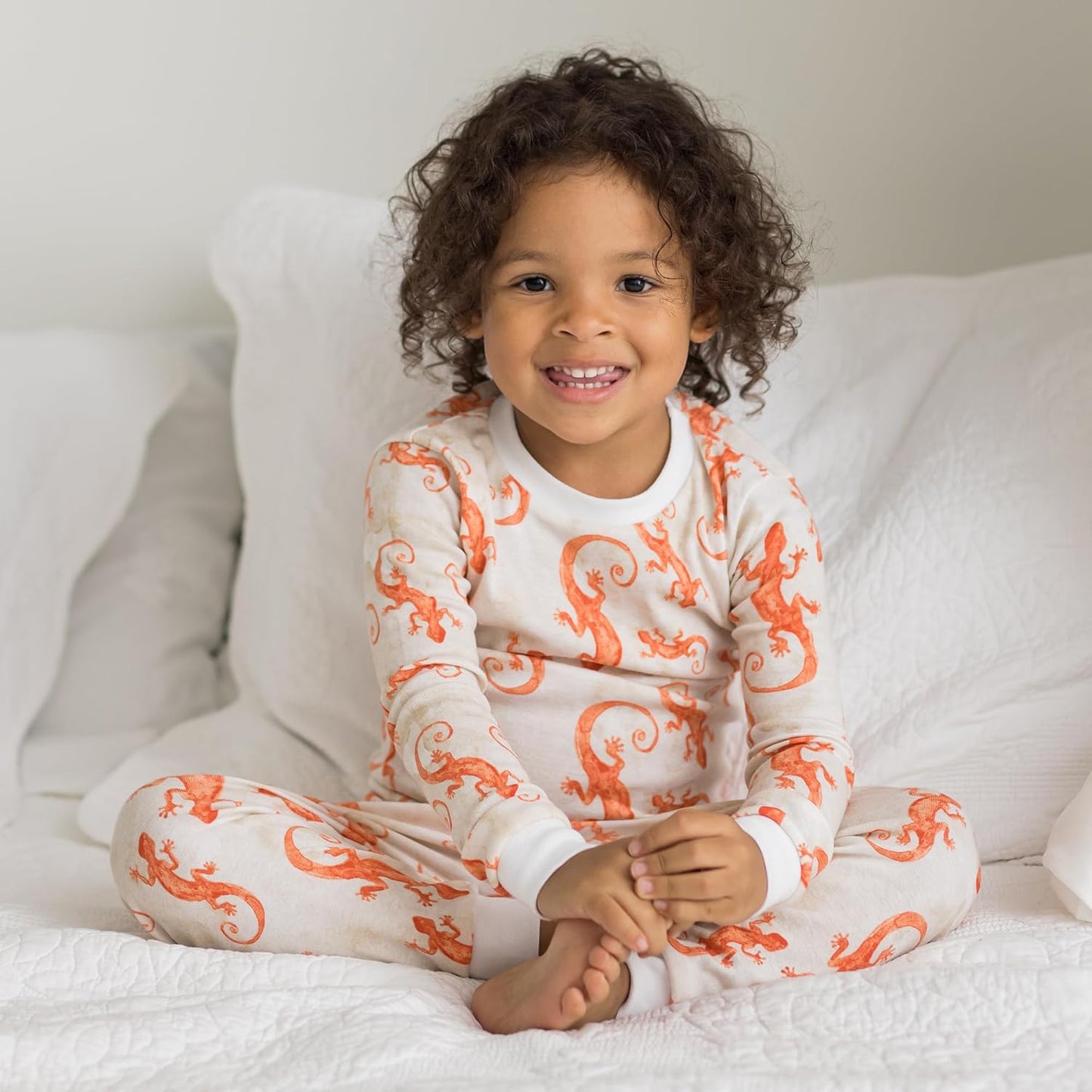 Burt's Bees Baby Boys' 2-Piece Long Sleeve Tee and Pants Organic Cotton Pajama Set