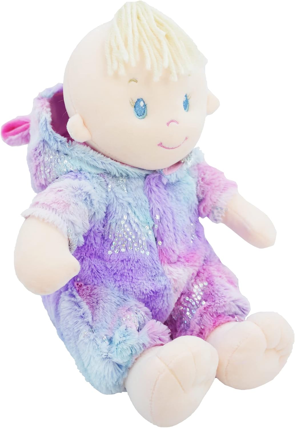 June Garden 12" Sweet Dolly Mystical Unicorn - Stuffed Ultra Soft Baby Doll for Birth and Up - Unicorn Outfit