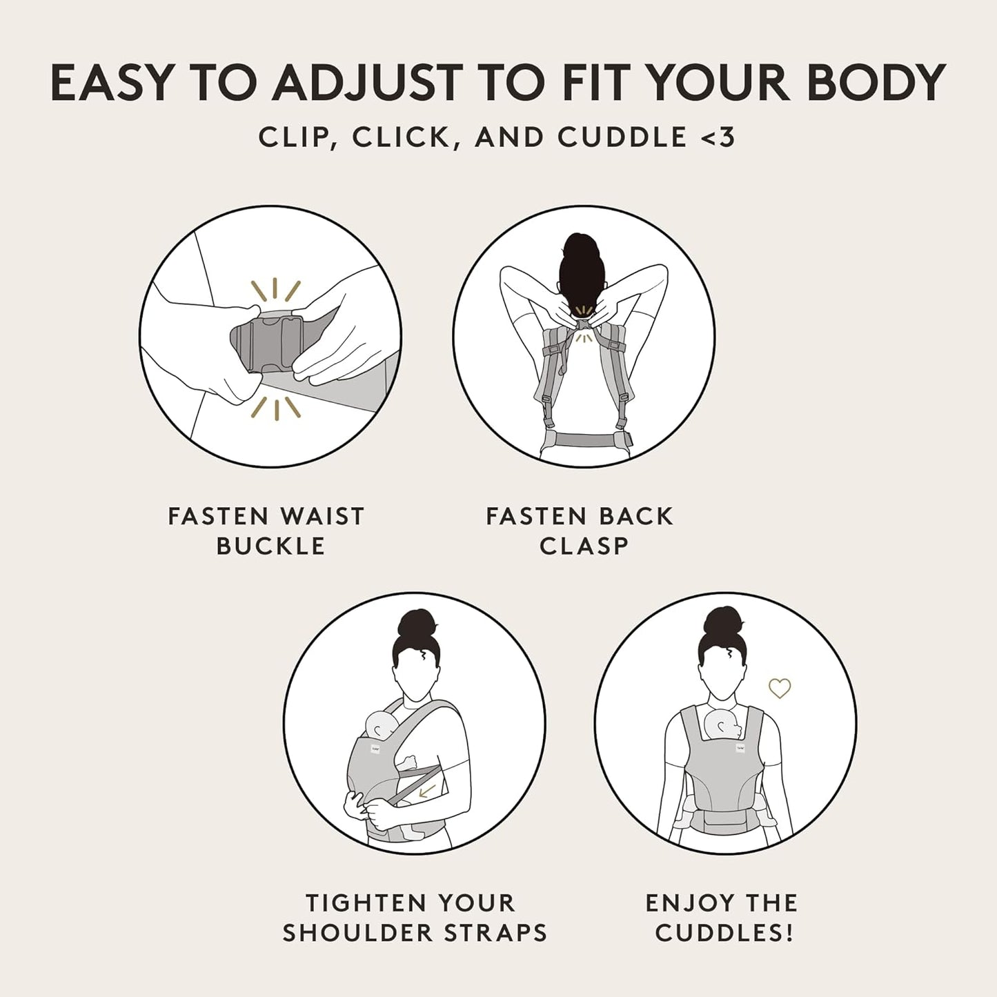 Baby Tula Explore Carriers - Breathable Baby Carrier Newborn to Toddler - Adjustable Toddler Carrier - Multiple Ergonomic Positions Front and Back - Ergonomic Fit for 7-45 lb - Mesh, Land Before