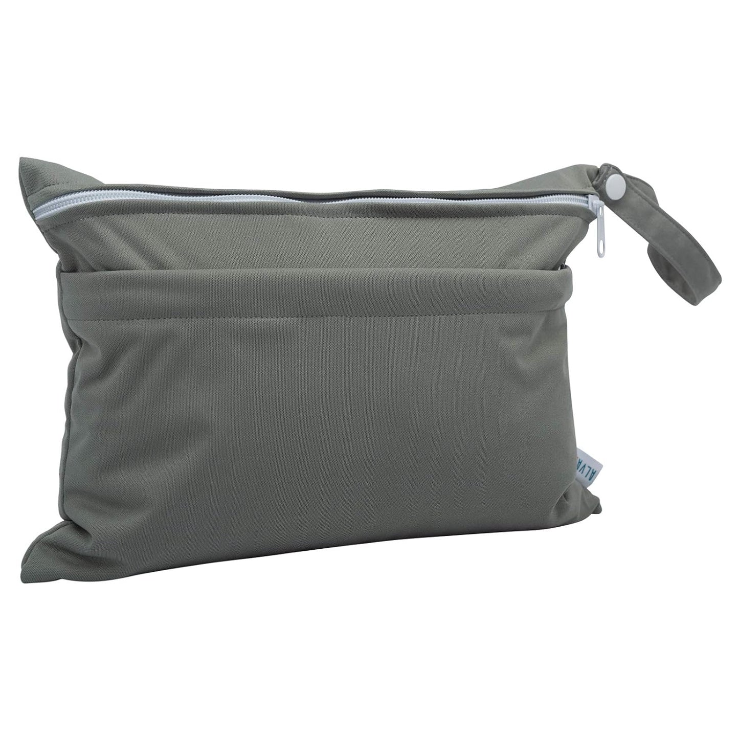 ALVABABY 3pcs Baby Cloth Diaper Wet/Dry Bags|Waterproof Reusable with Two Pockets|Travel, Beach, Pool, Daycare, Soiled Baby Items,Yoga，Gym Bag for Swimsuits or Wet Clothes 3L-B29