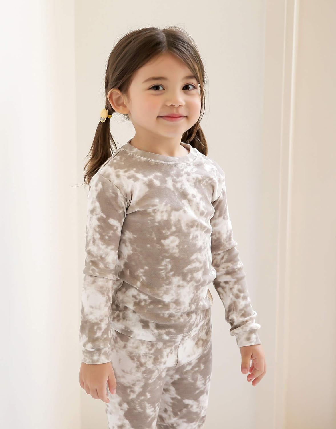 VAENAIT BABY 12M-12Y Toddler Kids Boys Girls 100% Cotton Marbling Tiedye Sung Fit Sleepwear Pajamas 2pcs Pjs Set