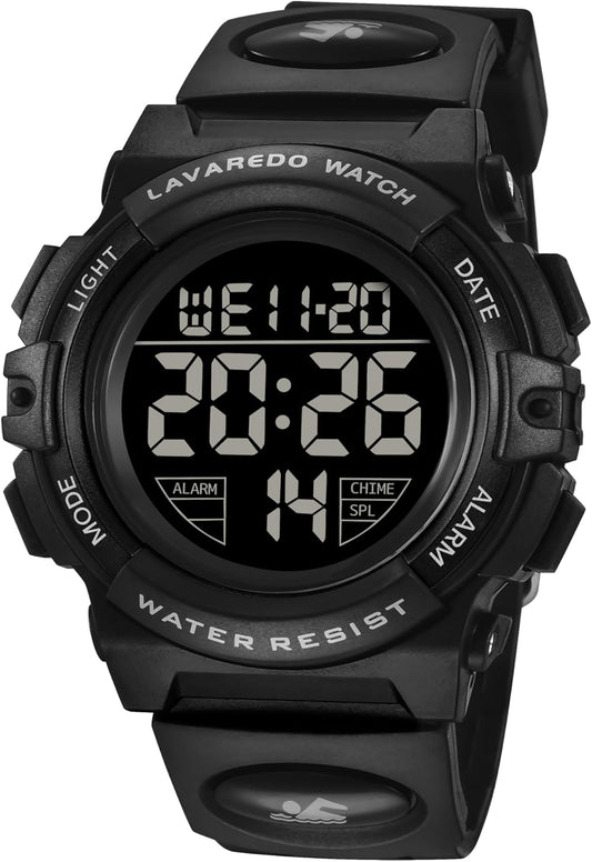Kids Watch,Boys Watch for 3-15 Year Old Boys,Digital Sport Outdoor Multifunctional Chronograph LED 50 M Waterproof Alarm Calendar Analog Watch for Children with Silicone Band,Kids Gift