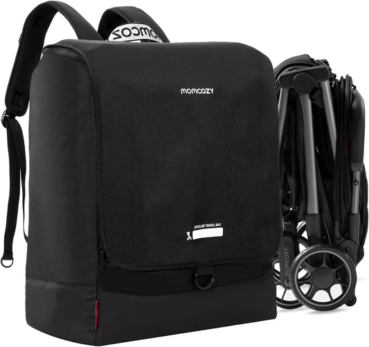 Momcozy Stroller Travel Bag for Airplane | Suit ClickGo Stroller | Compatible with Strollers Folded Dimensions of 22.1 X 17.3 X 9.8 Inch | Fit Most Major Brand | Hand-held ＆ Back-carrying