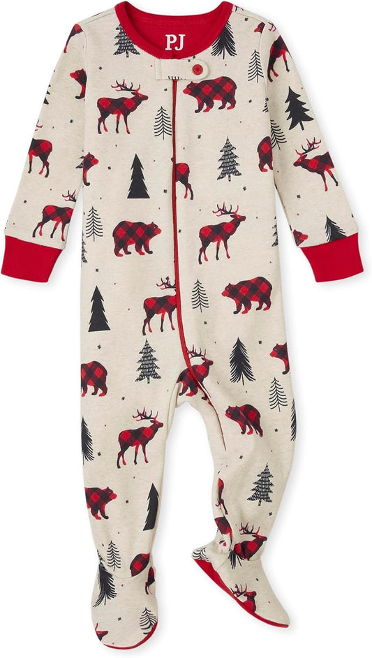 The Children’s Place Family Matching, Christmas and Holiday Pajama Sets, Cotton