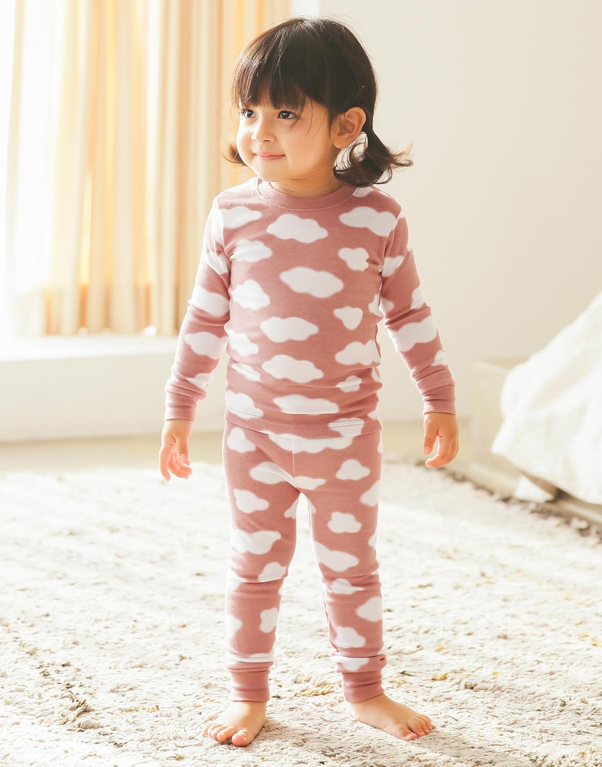 VAENAIT BABY 6M-12Y Kids Unisex Girls & Boys Soft Comfy Modal Tencel Sleepwear Pajamas 2pcs or 4pcs Set