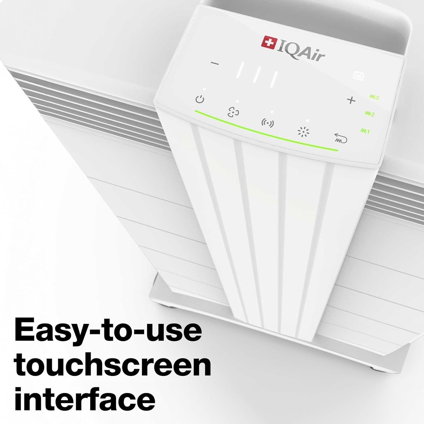 IQAir HealthPro Plus XE Air Purifier - 2-Pack- Smart HyperHEPA Filtration for Large Rooms up to 2250 sq ft - Viruses, Allergens, Smoke, Mold, Dust, Pet Dander, Swiss Made, WiFi Enabled