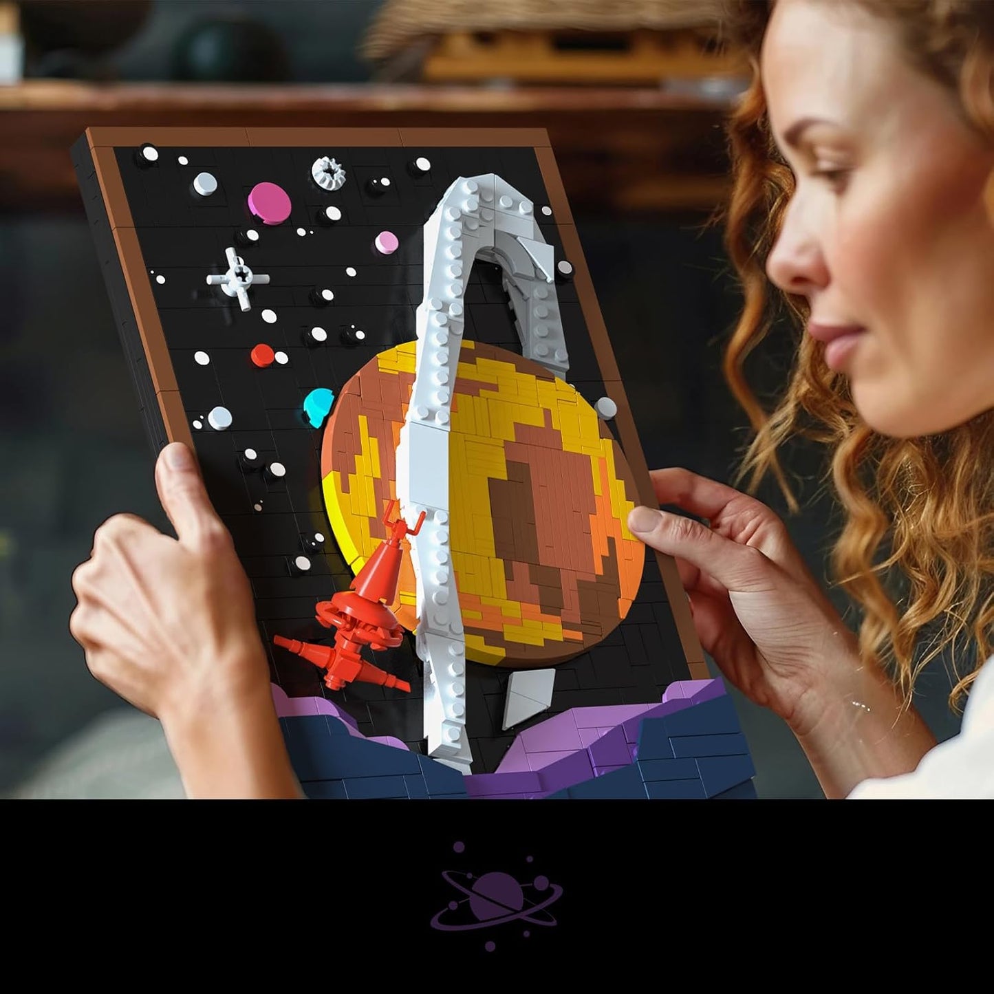 Givenni Art Planetary Exploration Space Building kit, Building Set for Adults, Gift Idea for Sci-Fi and Astronomy Lovers to Build and Hang or Display Freestanding, Home Décor Ideas for Living Room.